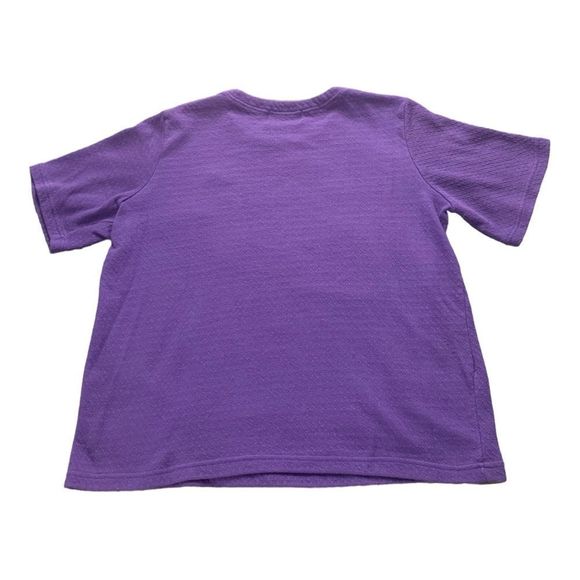 Women’s Casual Elements Purple Heavy Short Sleeve T Shirt - Picture 2 of 6
